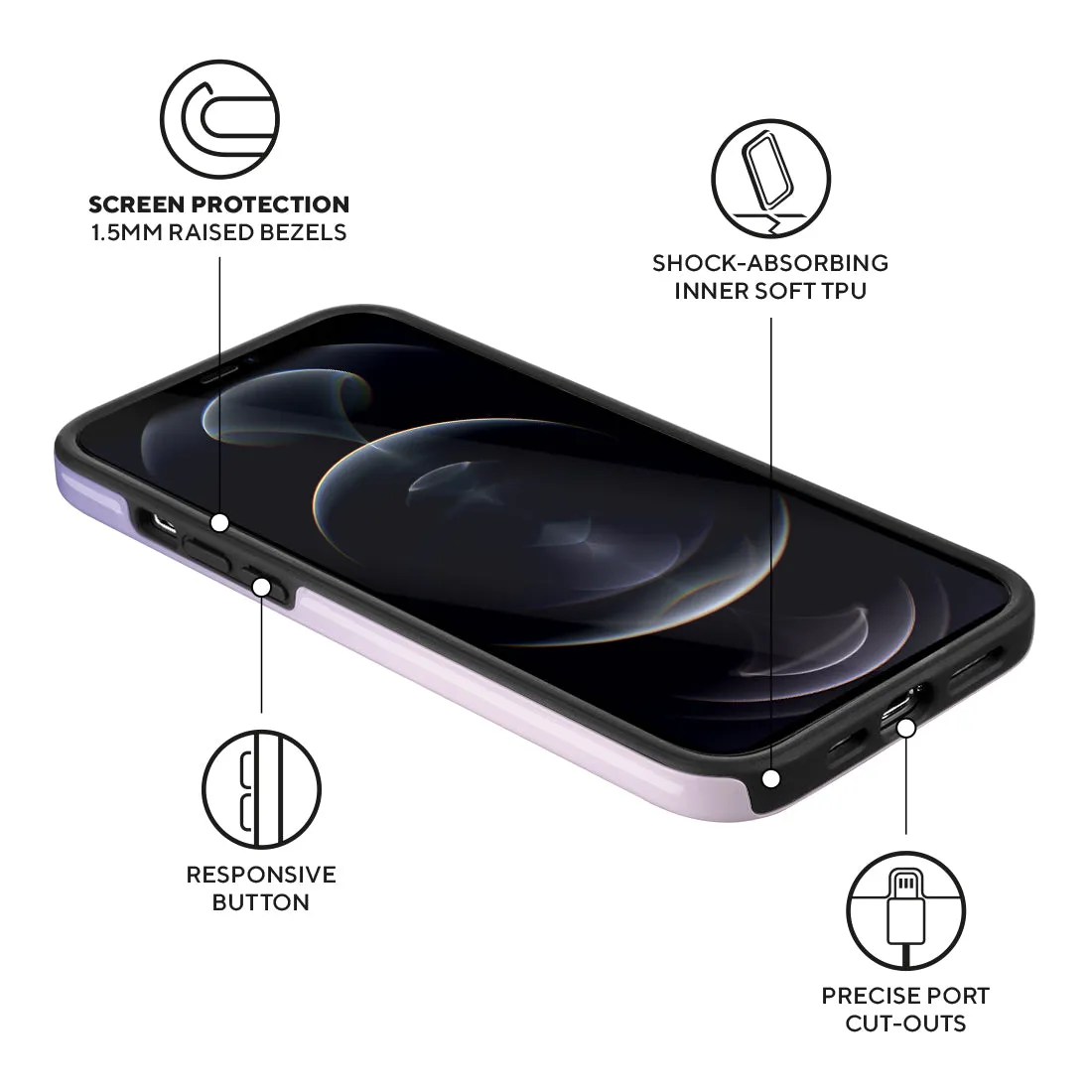 Violet Blue Pastel Custom - iPhone 12 Pro Max Case